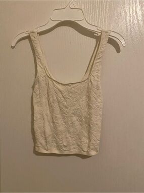 Anthropologie Stretchy Crop Tank
